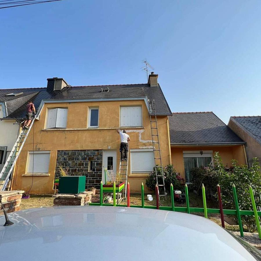 Ravalement de façade à Quimper