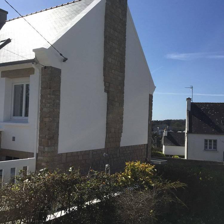 Ravalement de façades à Plouhinec