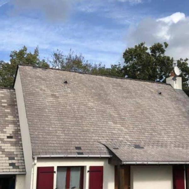 Rénovation d'une toiture amiantée