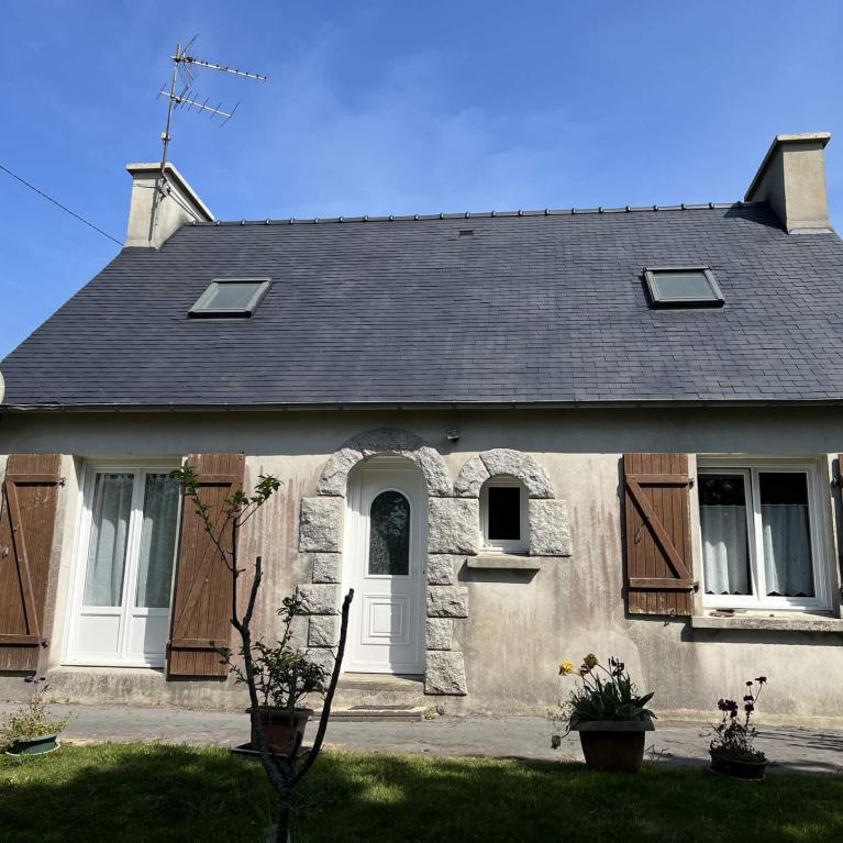 Photo après réfection de toiture en fibrociment