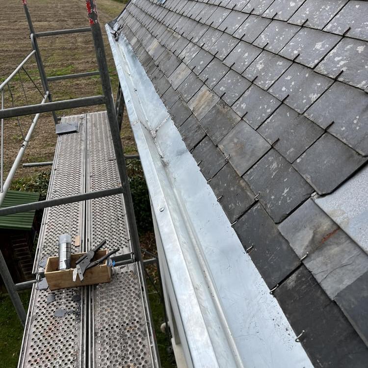Après changement de la gouttière