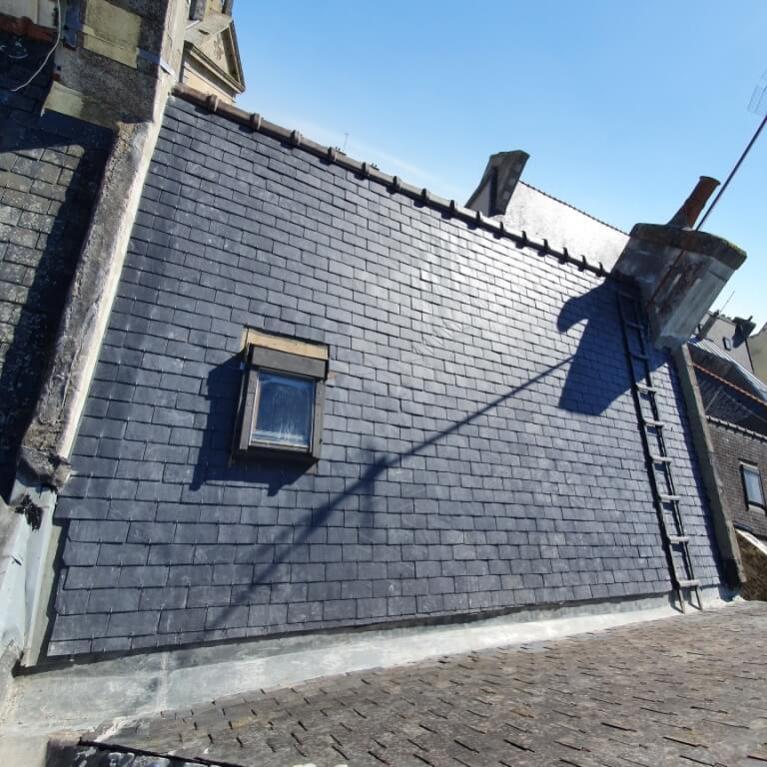 Changement d'une toiture complète sur Quimper